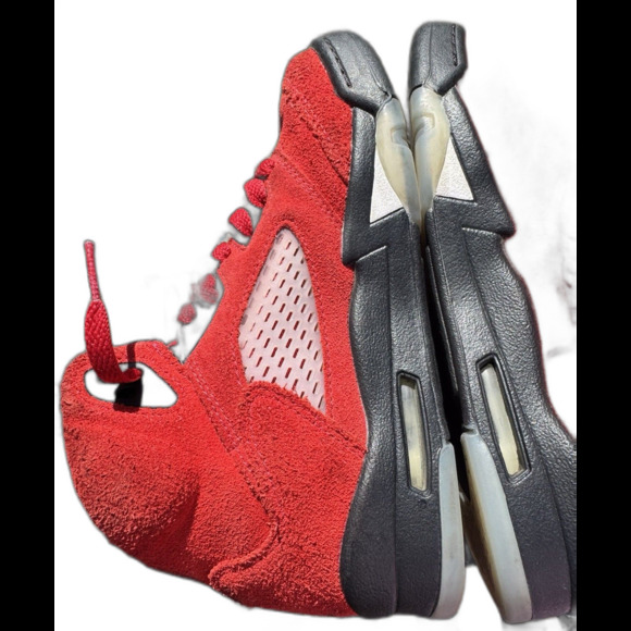 Air Jordan 5 GS Raging Bulls 440888-600 Size 5Y Gently Used - Picture 10 of 12